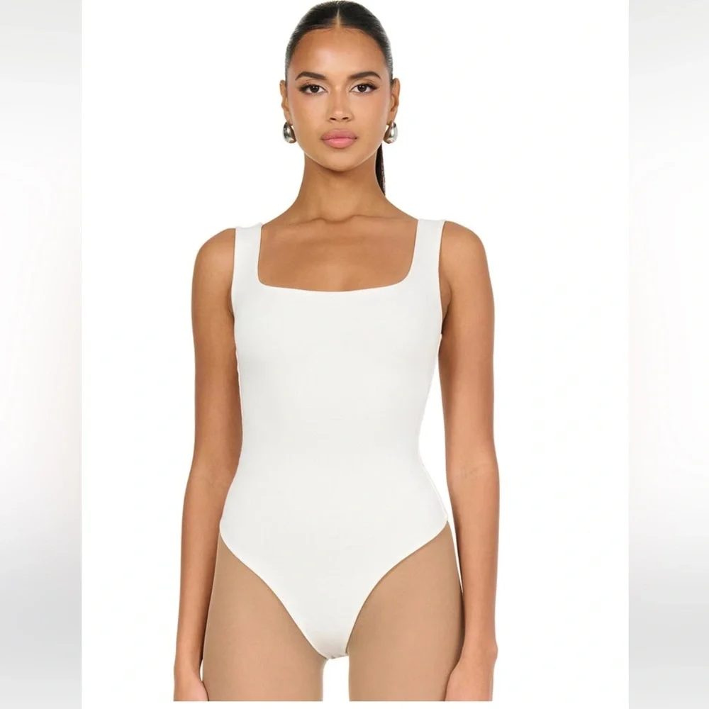 Naked Wardrobe NWT NW Tank Bodysuit in Iris (Lilac) - Picture 11 of 17